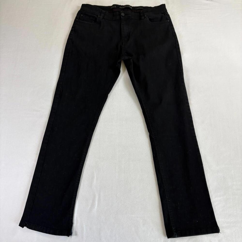 Nick Danger Jeans Men 36x32 Black Slim Fit Stretch Denim Pants 35x31